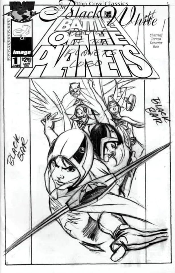 Top Cow Classics in Black and White: Battle of the Planets