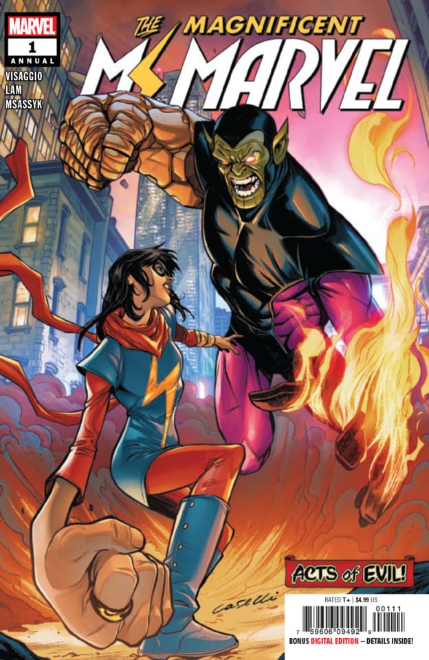 The Magnificent Ms. Marvel Annual cover — © Marvel Comics