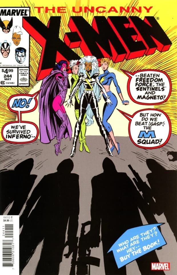 Uncanny X-Men No. 244 Facsimile Edition