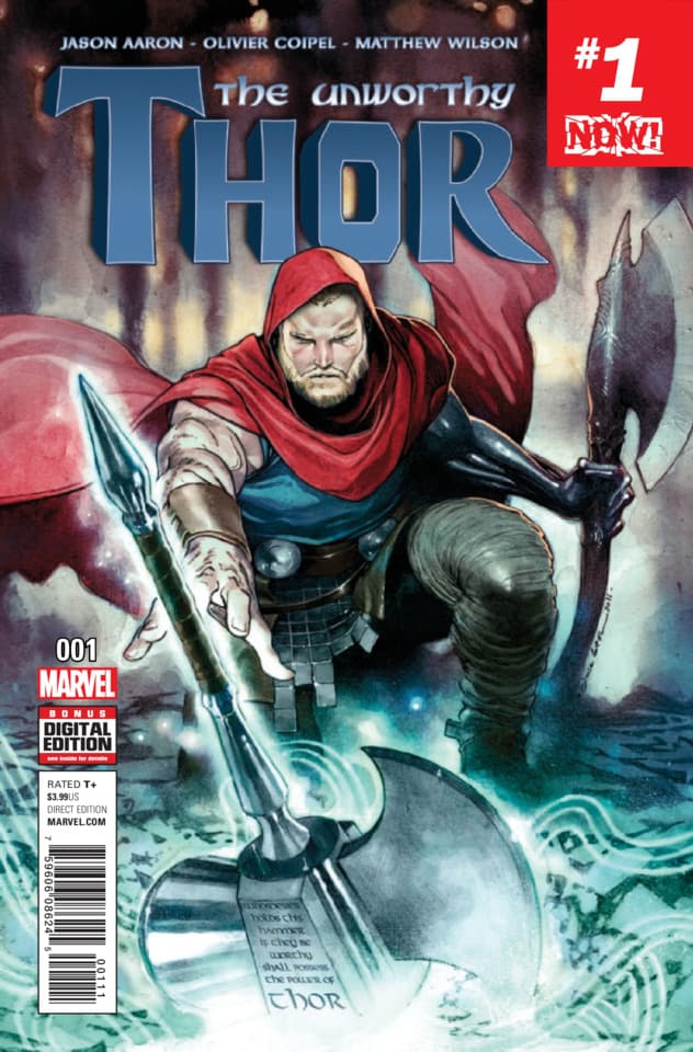 The Unworthy Thor cover — © Marvel Comics
