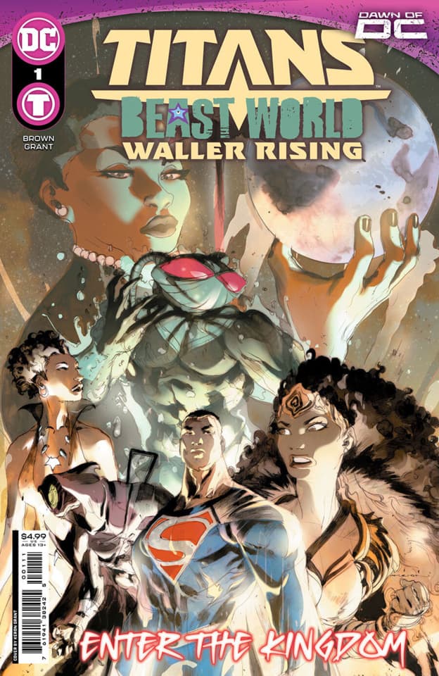 Titans: Beast World: Waller Rising #1 cover