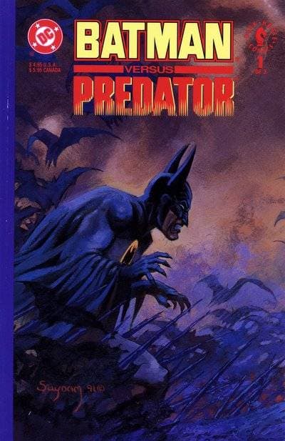 Batman versus Predator cover — © DC Comics
