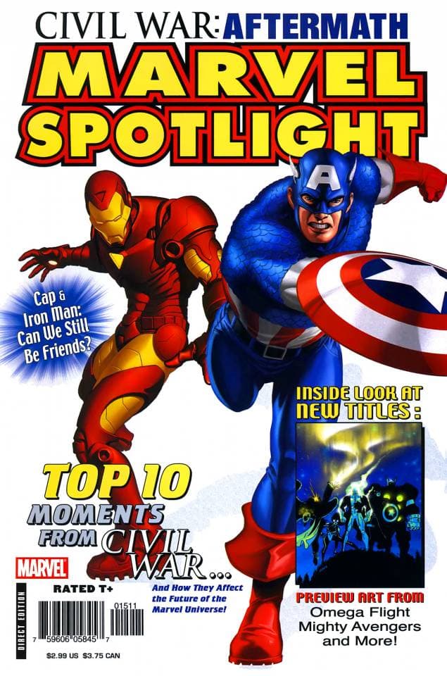 Marvel Spotlight: Civil War Aftermath cover — © Marvel Comics