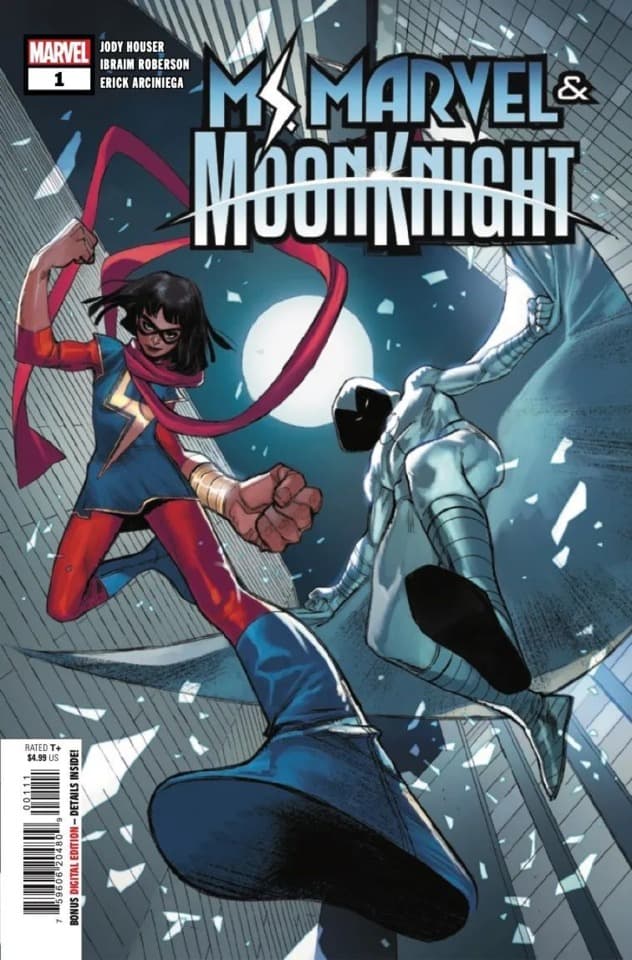 Ms. Marvel & Moon Knight cover — © Marvel Comics