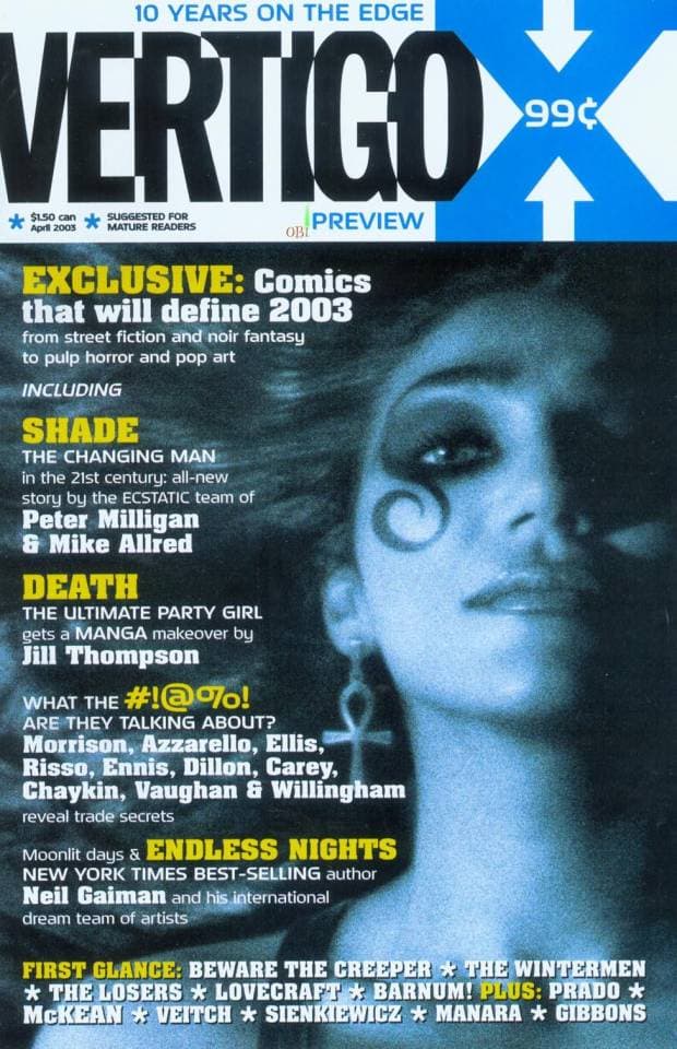 Vertigo X Anniversary Preview