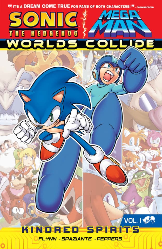 Sonic Mega Man Worlds Collide