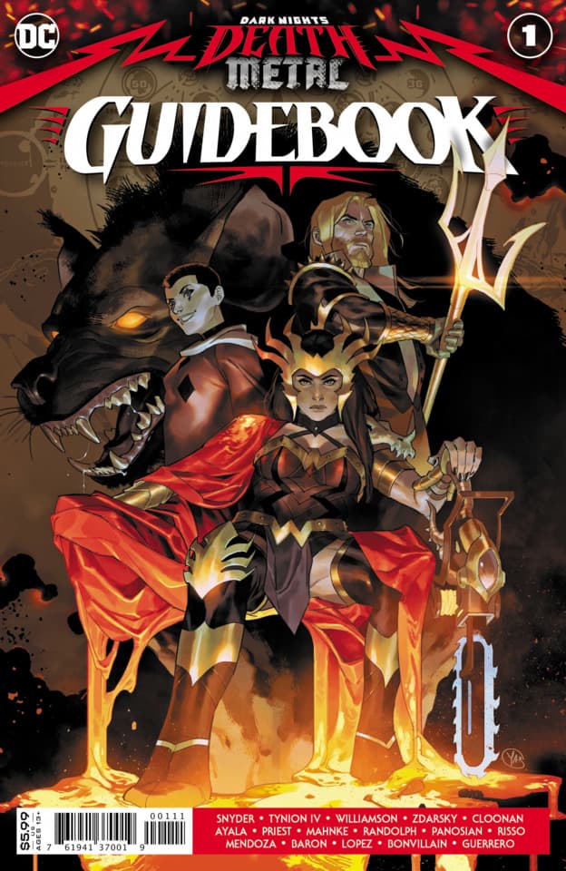 Dark Nights: Death Metal Guidebook cover — © DC Comics