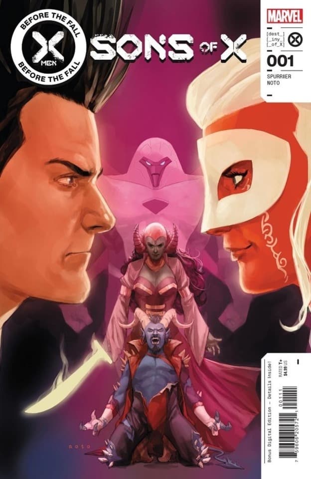 X-Men: Before the Fall - Sons of X cover — © Marvel Comics