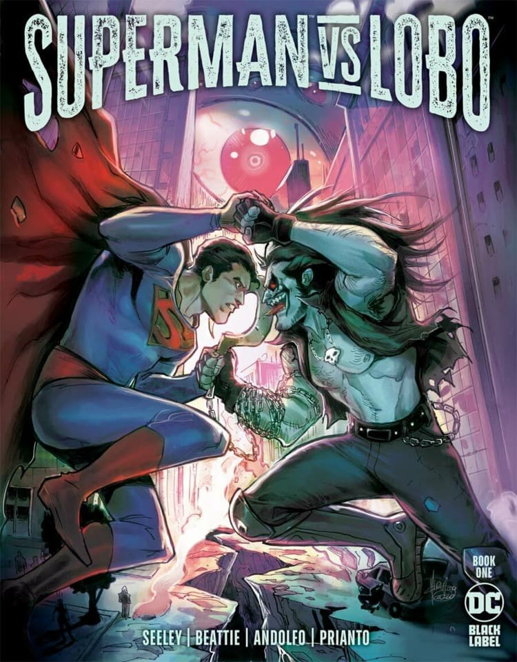 Superman vs. Lobo cover — © DC Comics