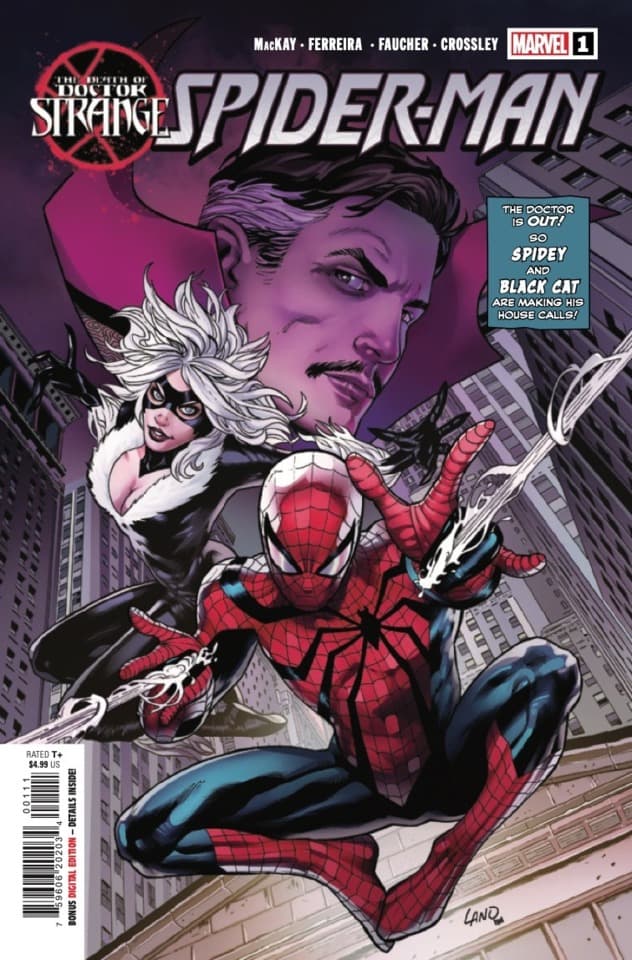 Death of Doctor Strange: Spider-Man cover — © Marvel Comics