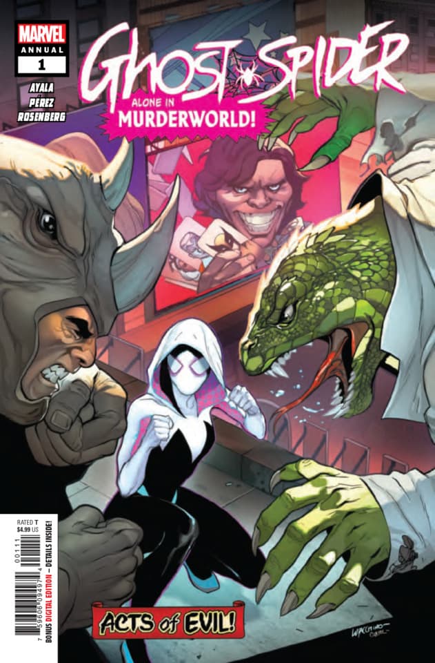 Ghost-Spider Annual cover — © Marvel Comics