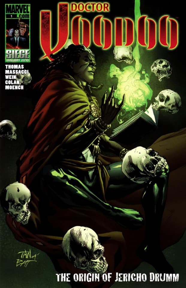 Doctor Voodoo: The Origin of Jericho Drumm cover — © Marvel Comics