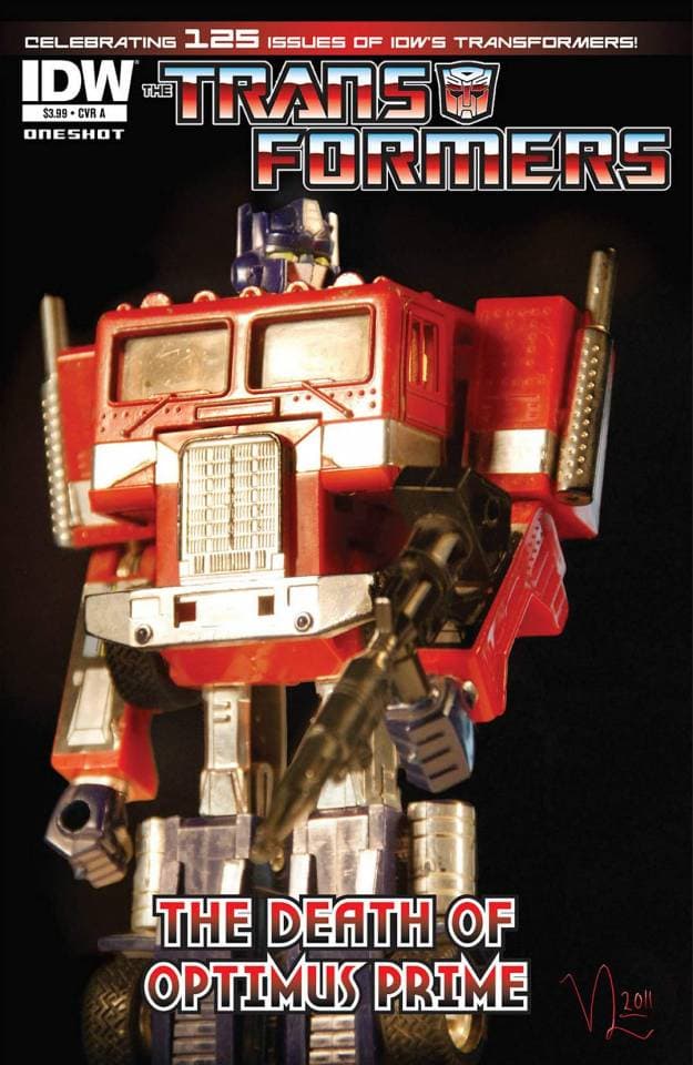 The Transformers: The Death of Optimus Prime #1 cover