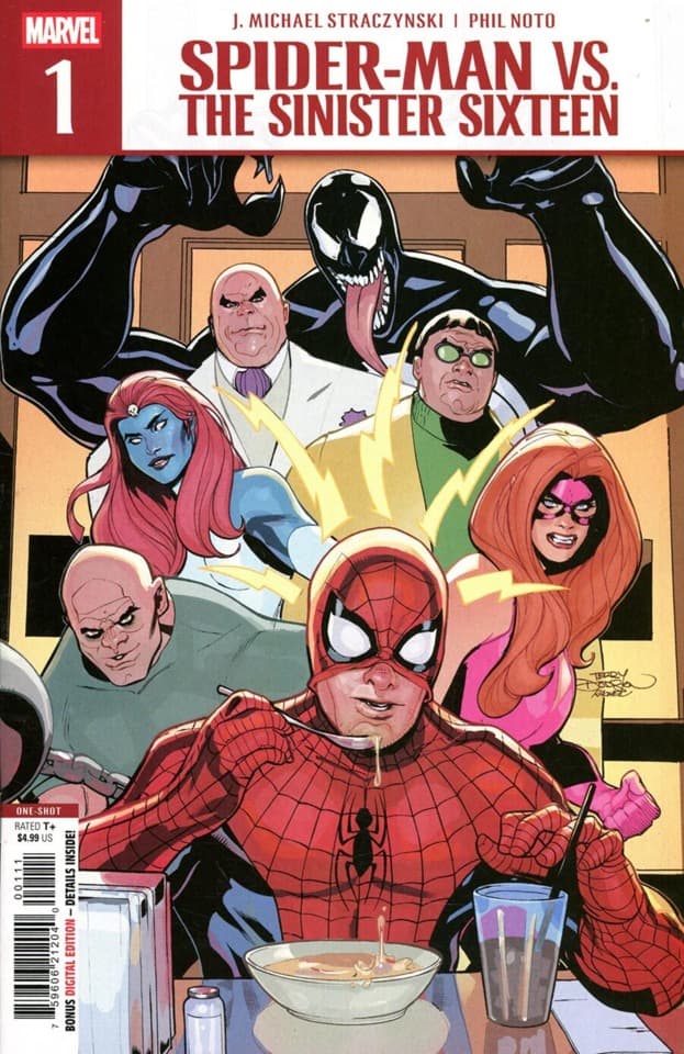 Spider-Man vs. the Sinister Sixteen cover — © Marvel Comics