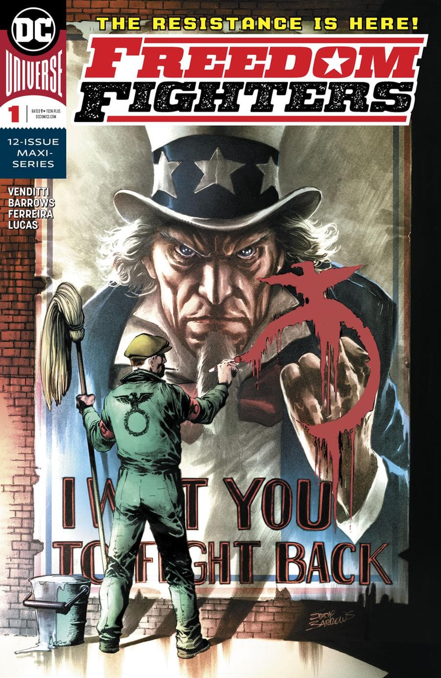 Freedom Fighters cover — © DC Comics