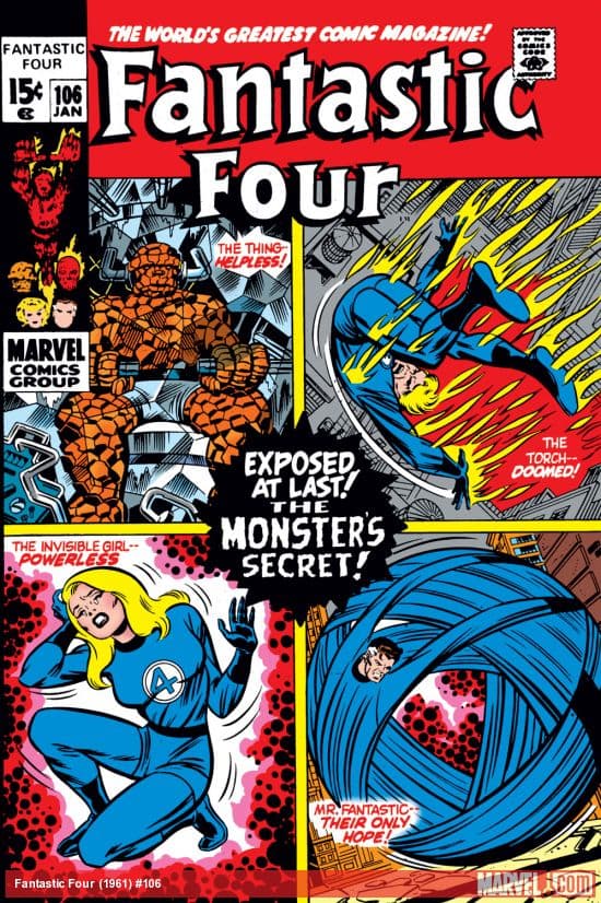 Fantastic Four #106 cover