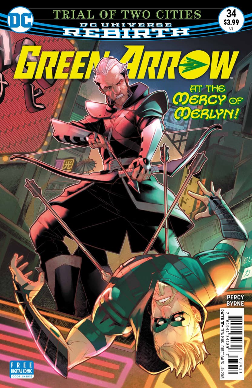 Green Arrow #34 cover
