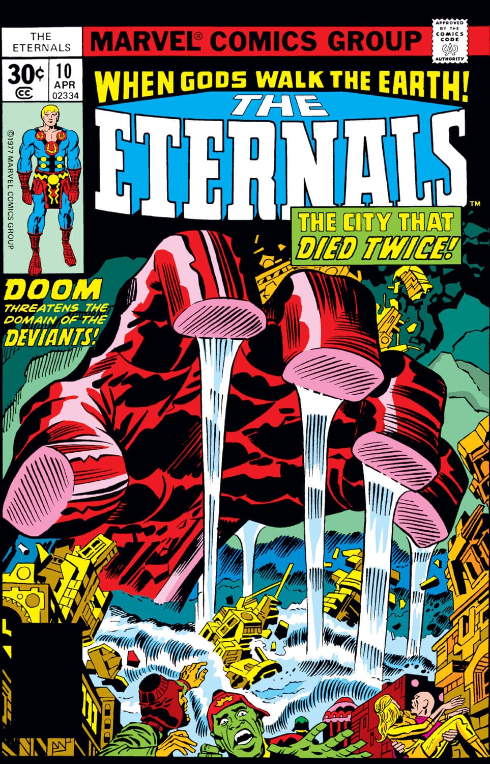 The Eternals #10 cover