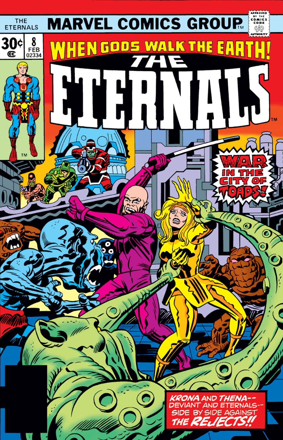 The Eternals #8 cover