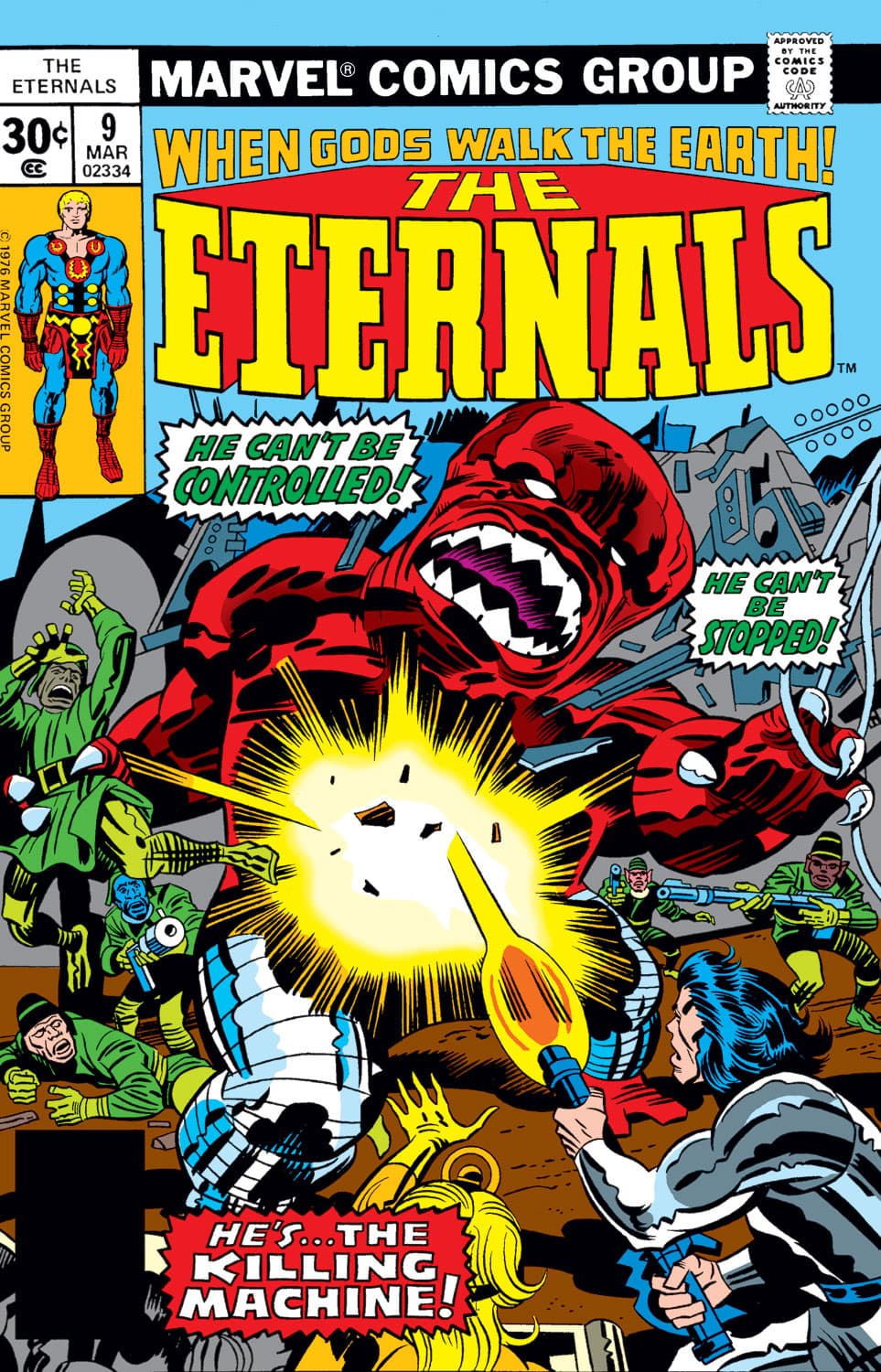 The Eternals #9 cover