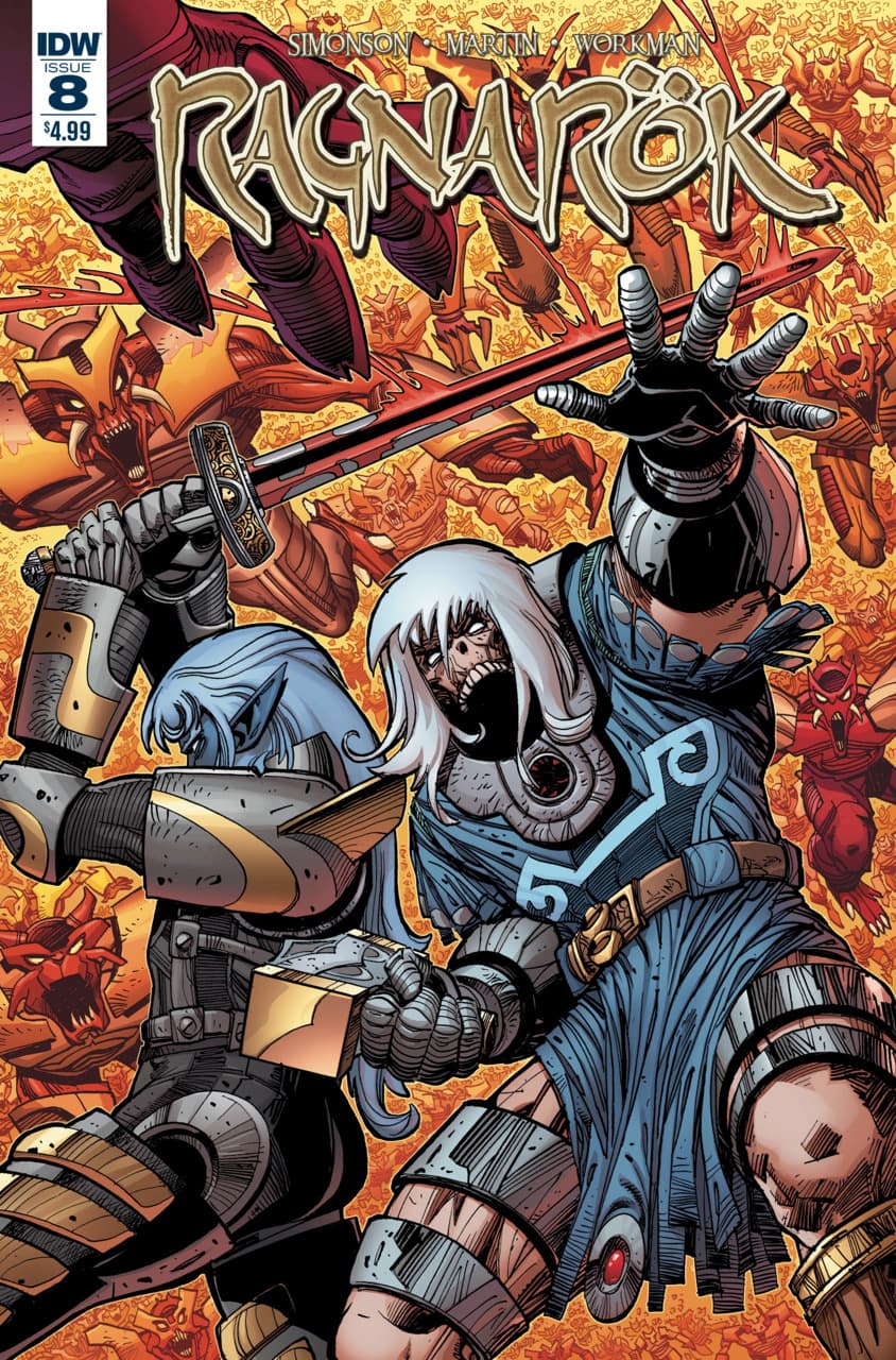 Ragnarök #8 cover
