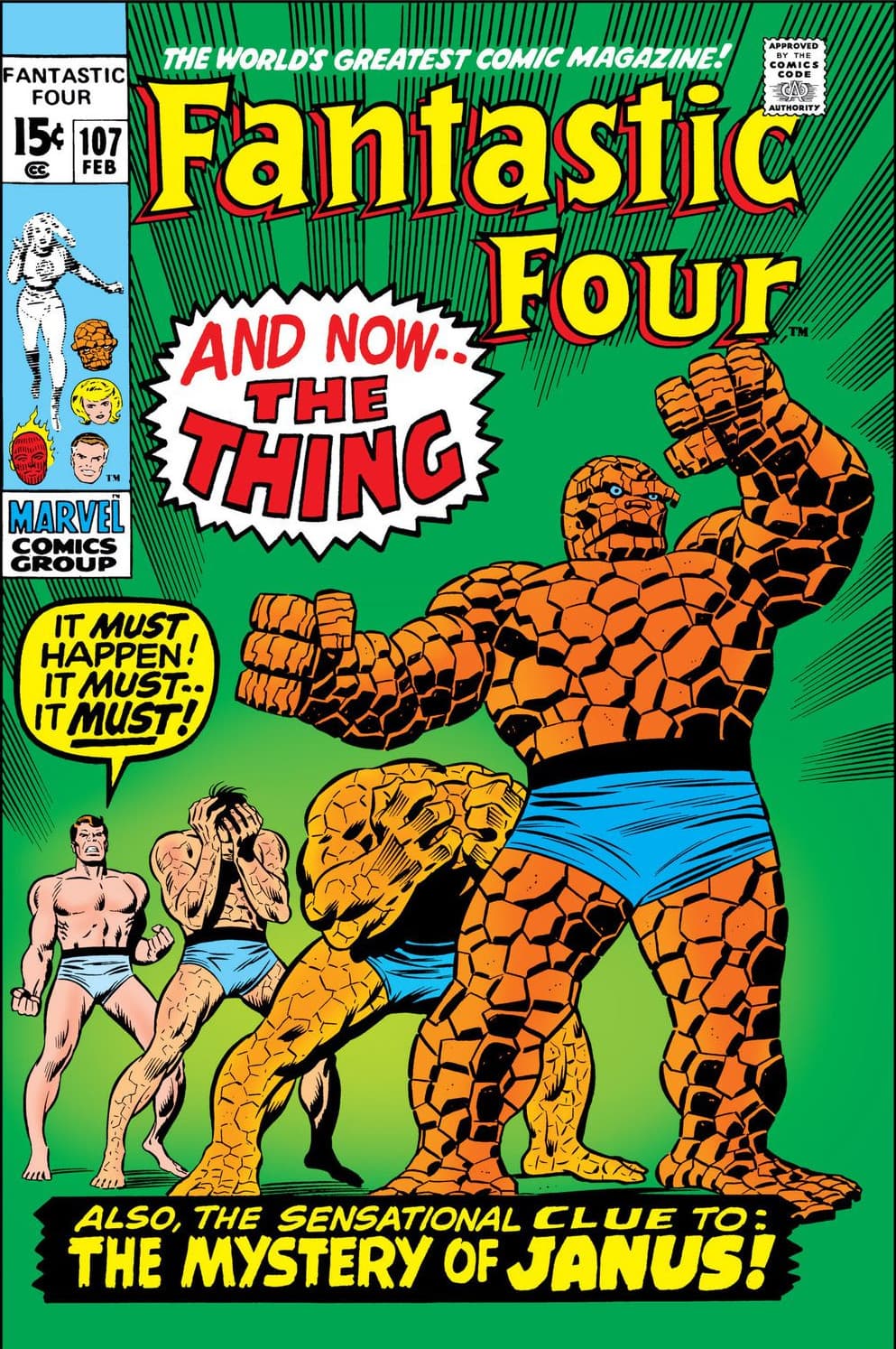 Fantastic Four #107 cover