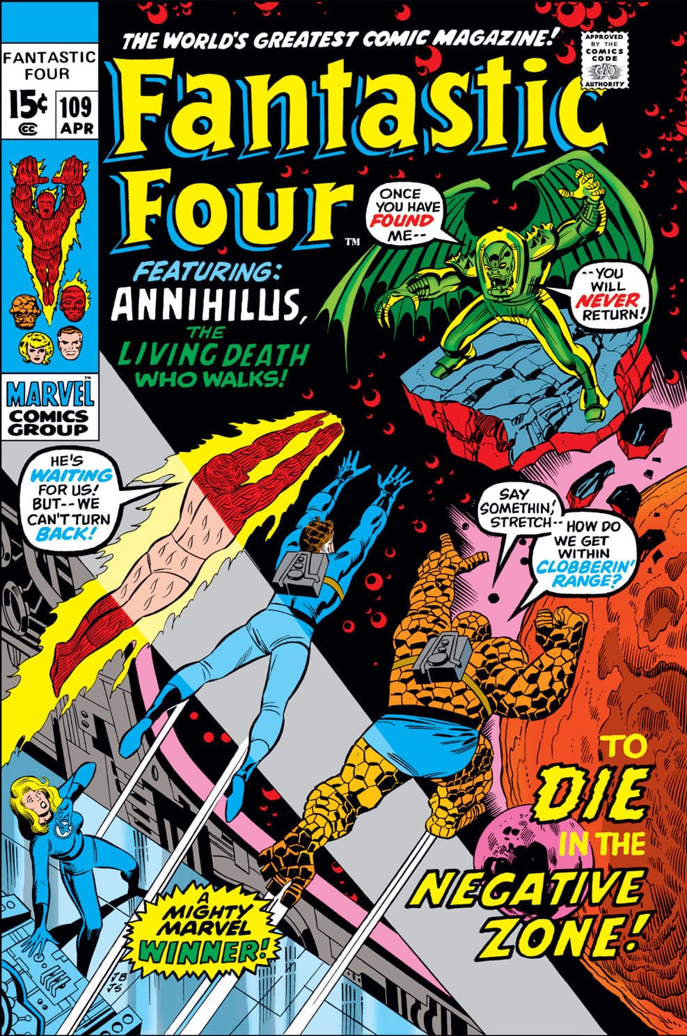 Fantastic Four #109 cover