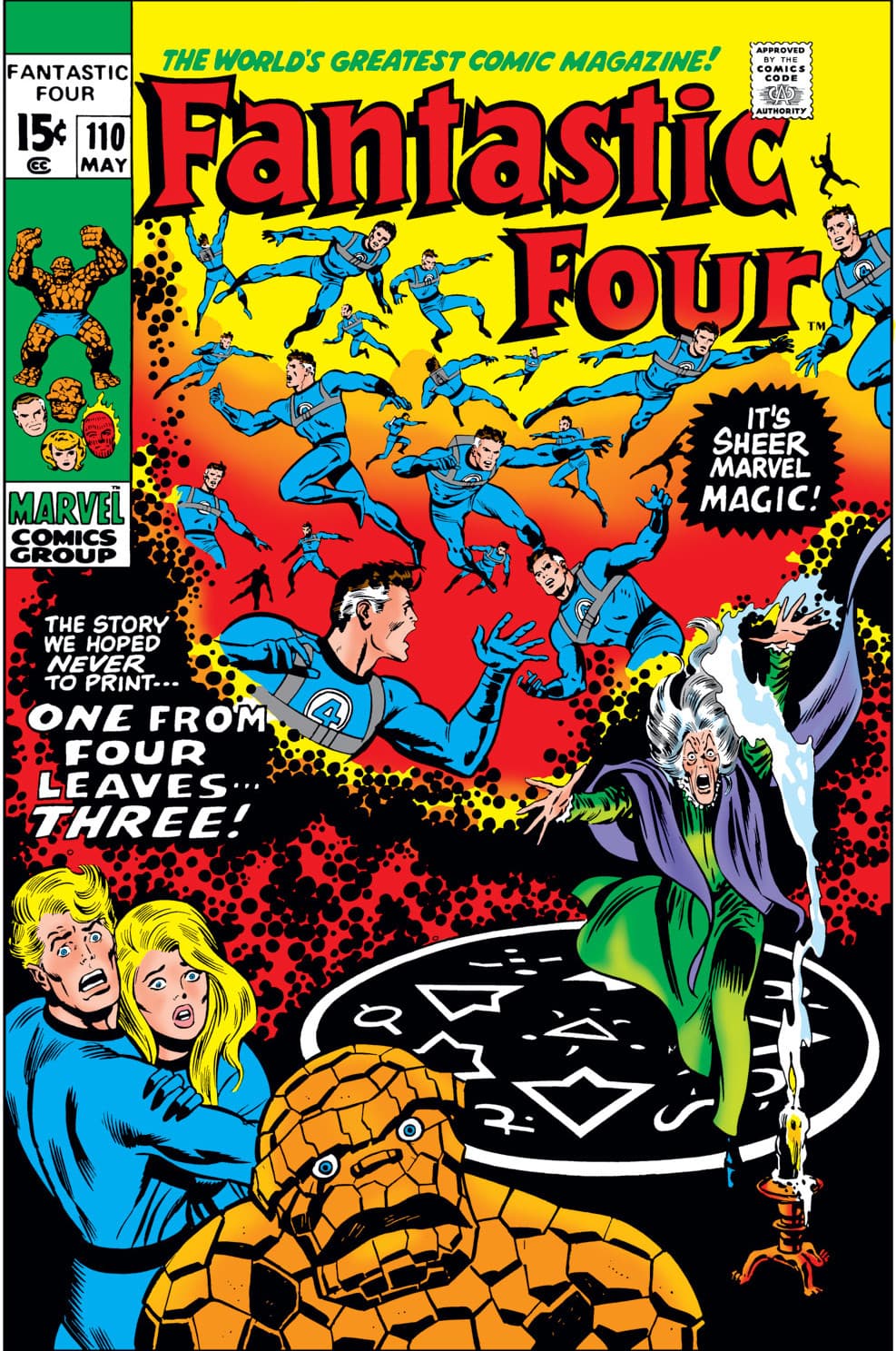 Fantastic Four #110 cover