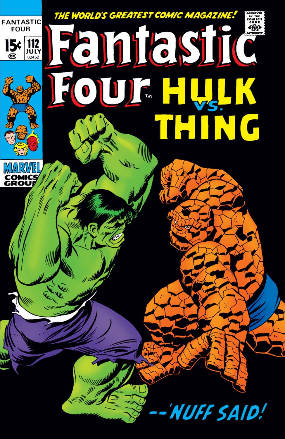 Fantastic Four #112 cover