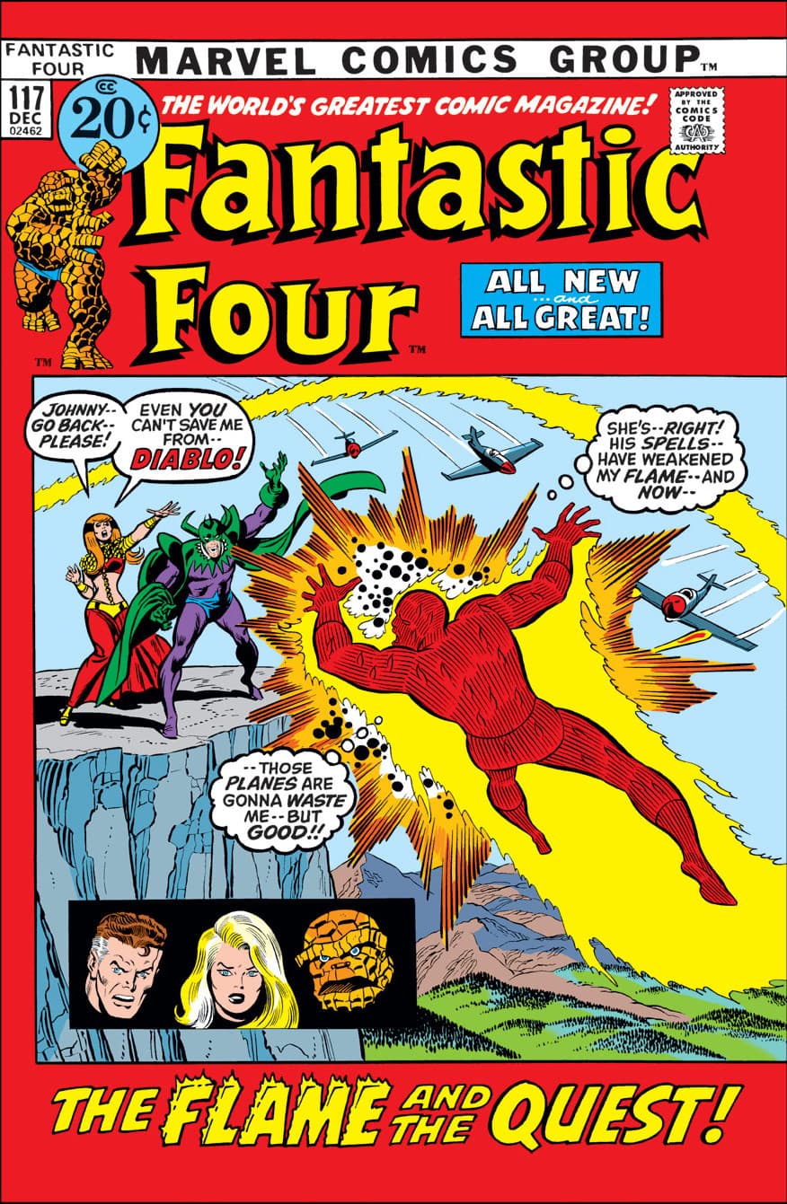 Fantastic Four #117 cover