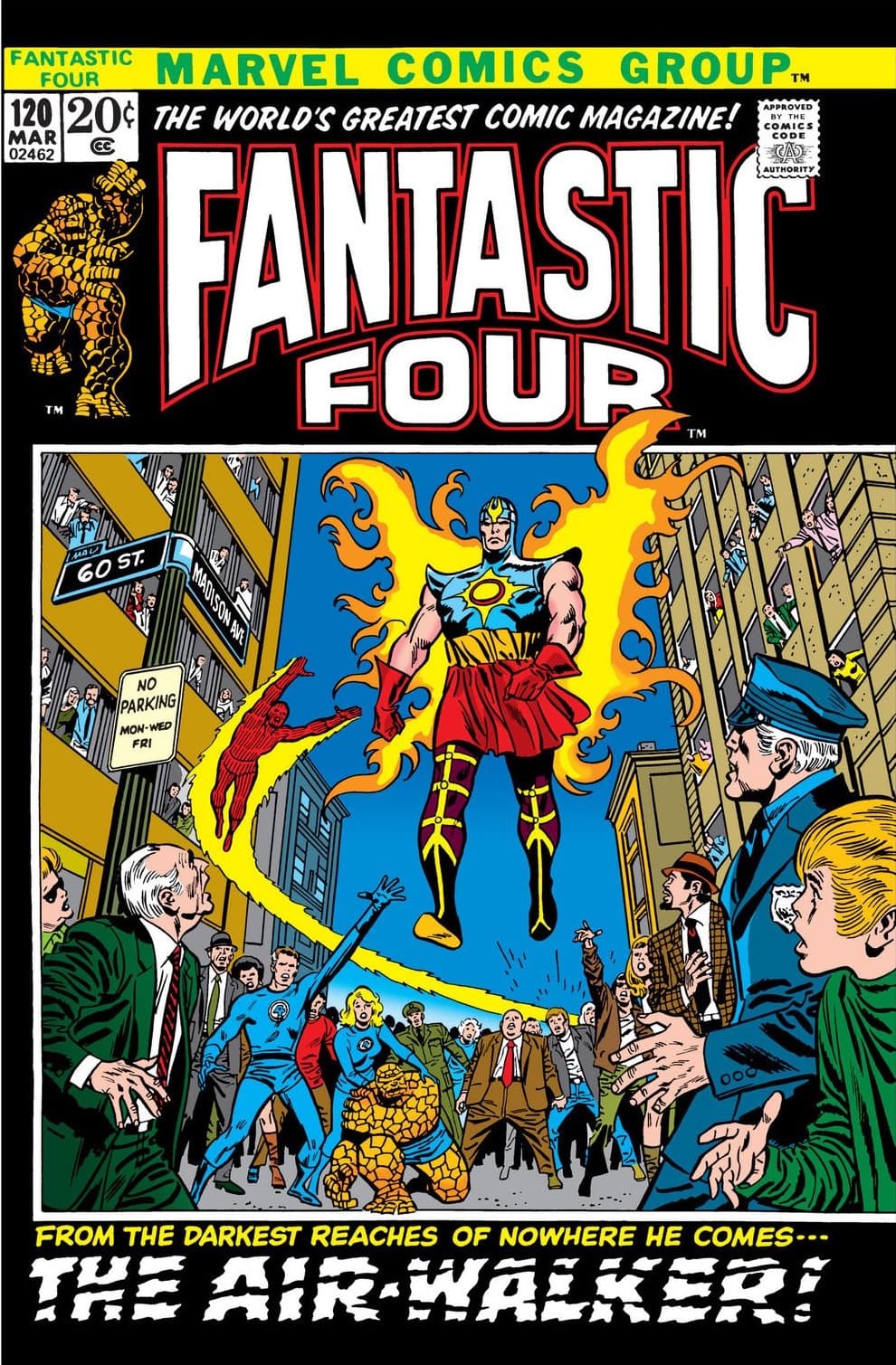 Fantastic Four #120 cover