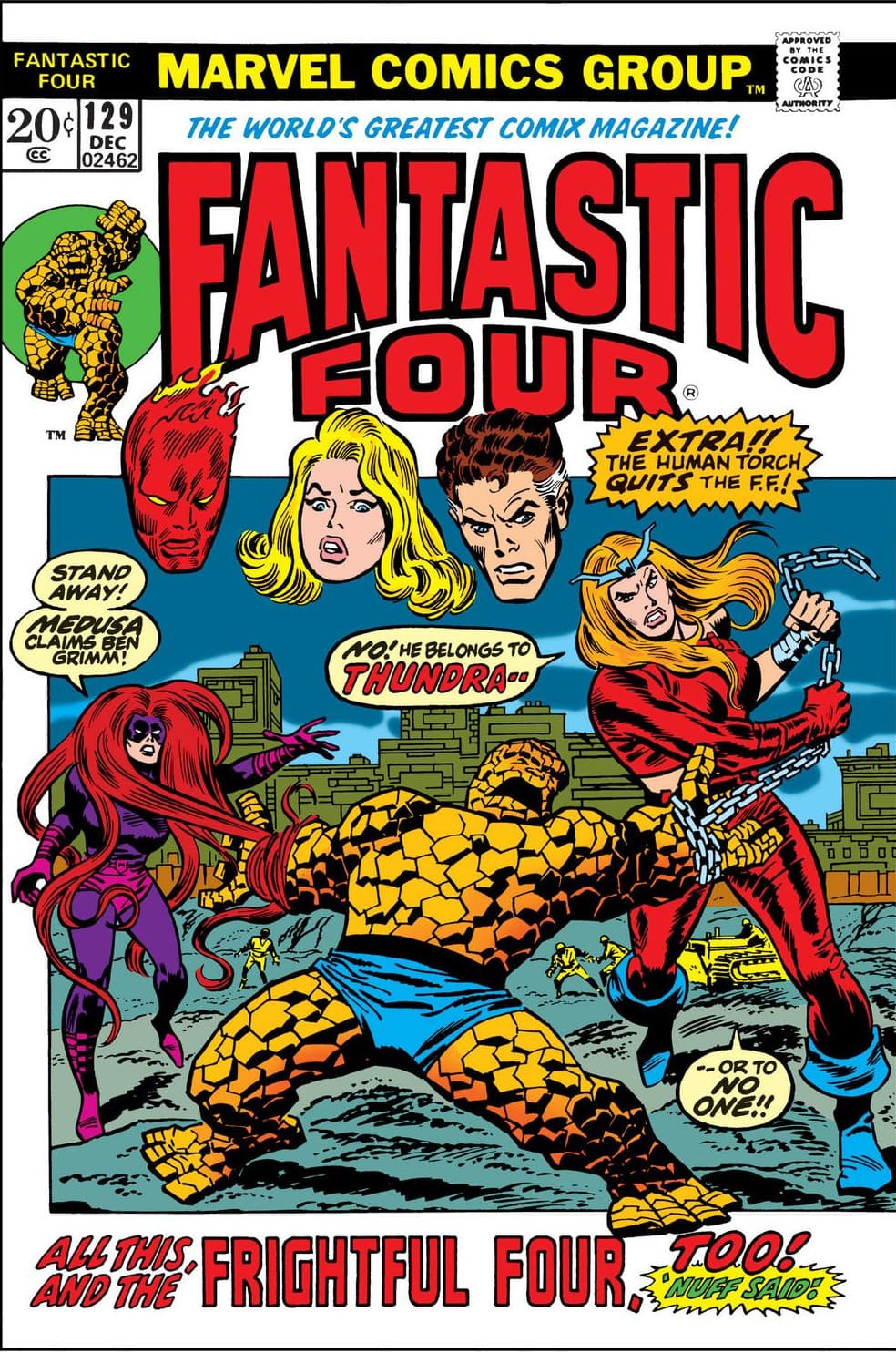 Fantastic Four #129 cover