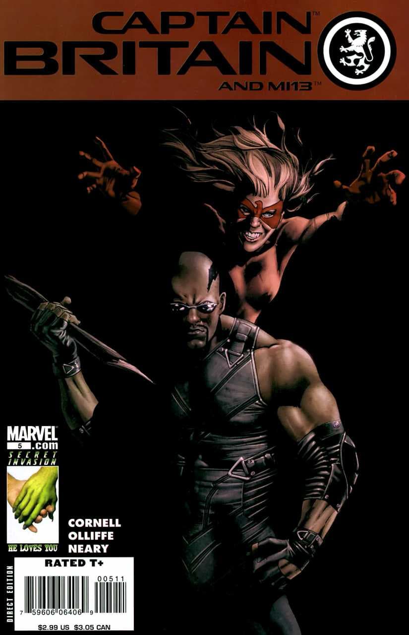 Captain Britain and MI:13 #5 cover