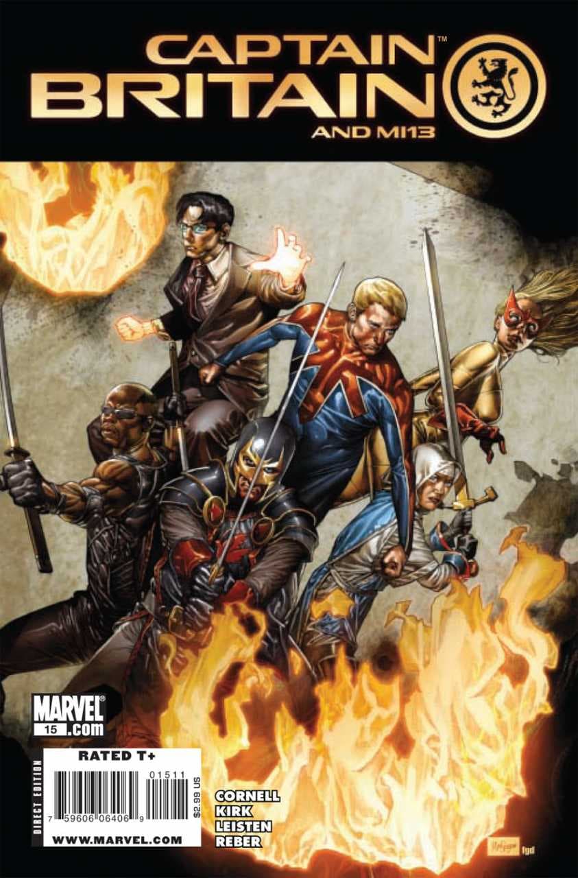 Captain Britain and MI:13 #15 cover