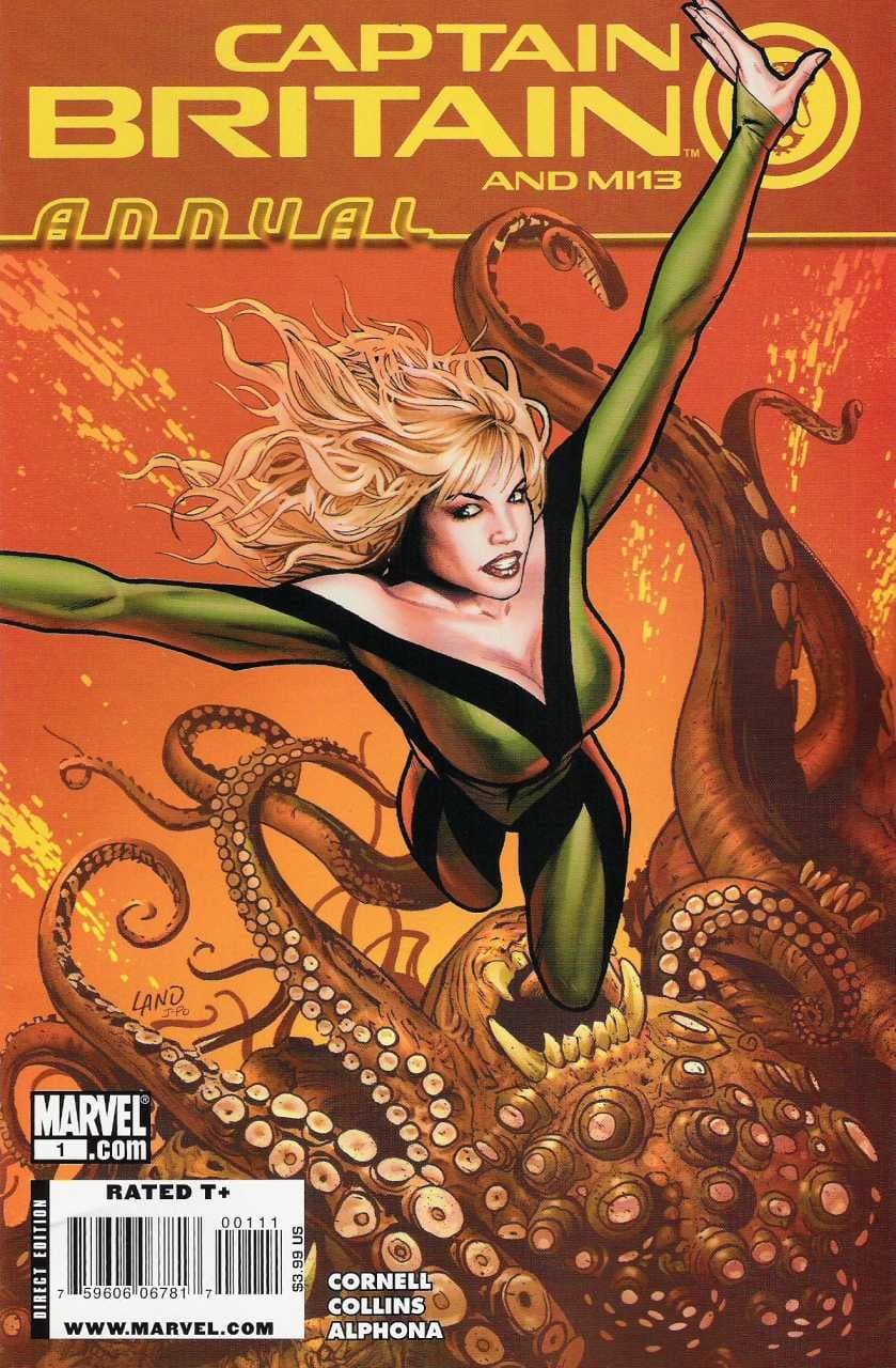 Captain Britain and MI:13 Annual #1 cover