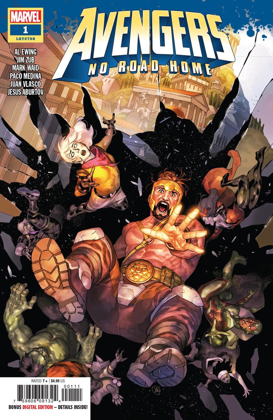 Avengers: No Road Home cover — © Marvel Comics