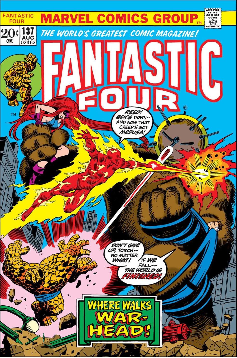 Fantastic Four #137 cover
