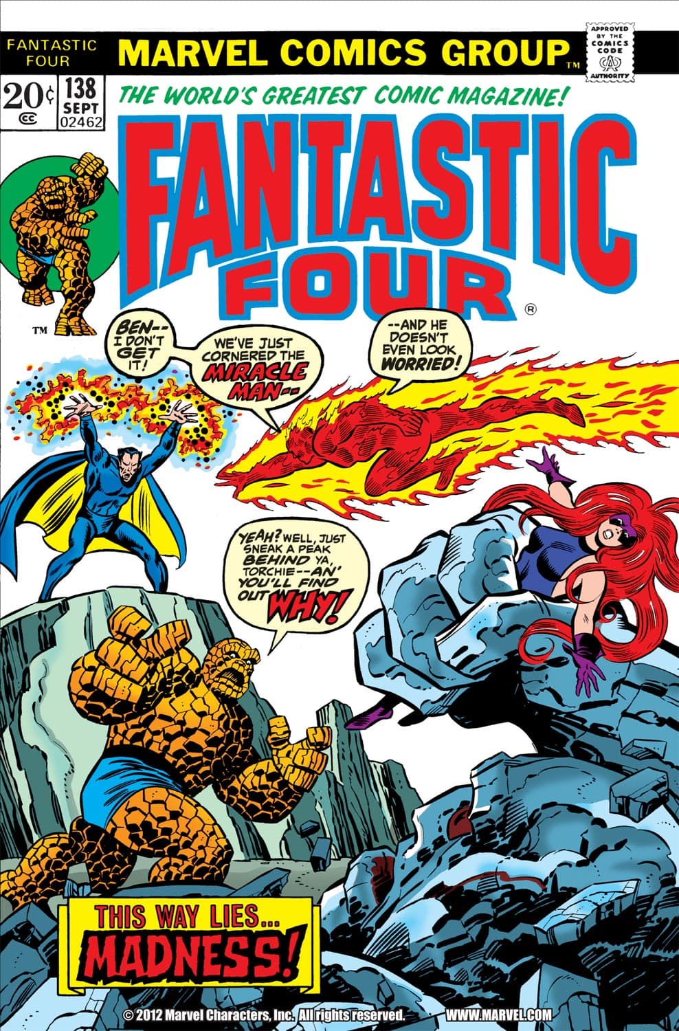 Fantastic Four #138 cover