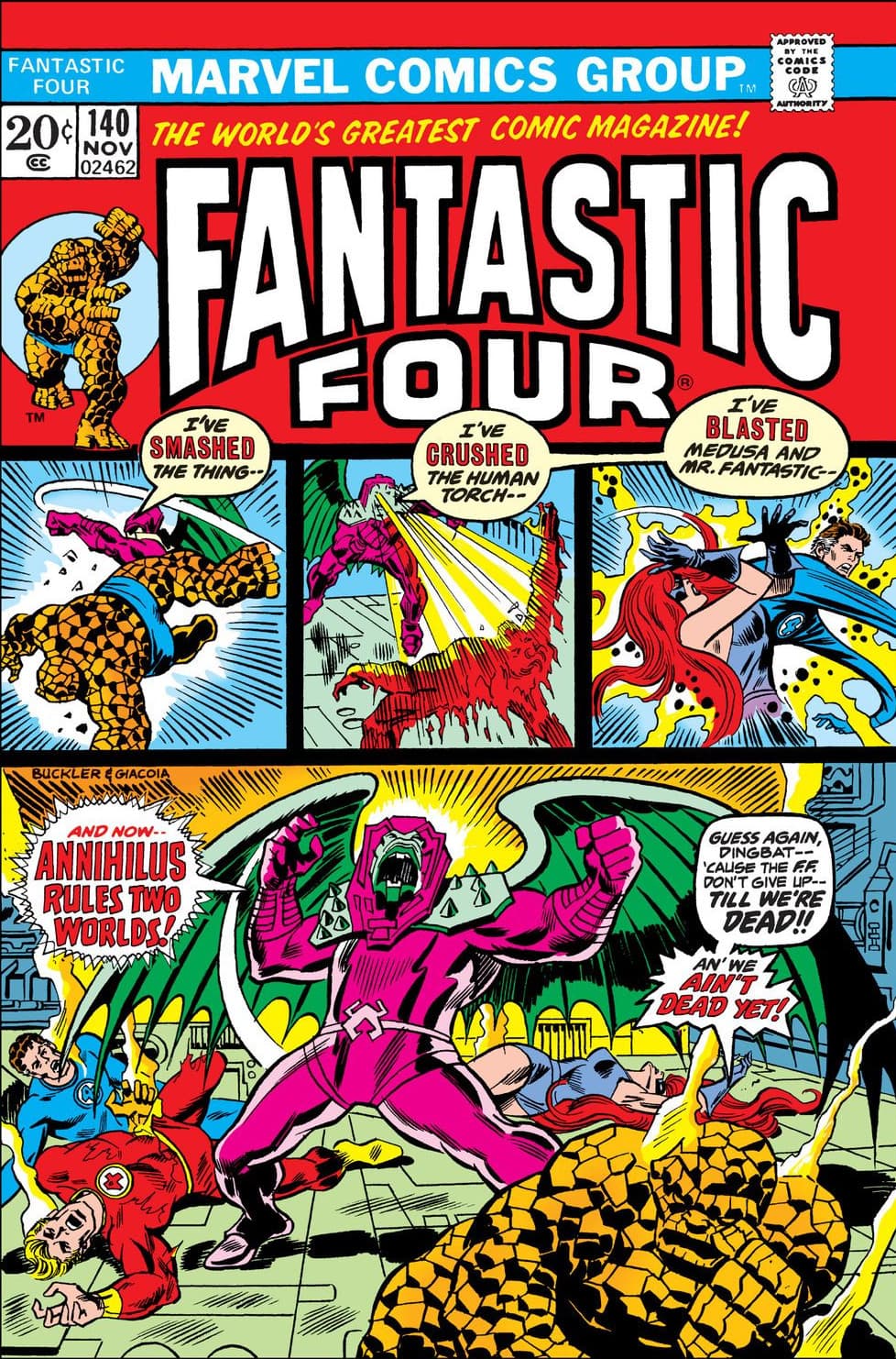 Fantastic Four #140 cover