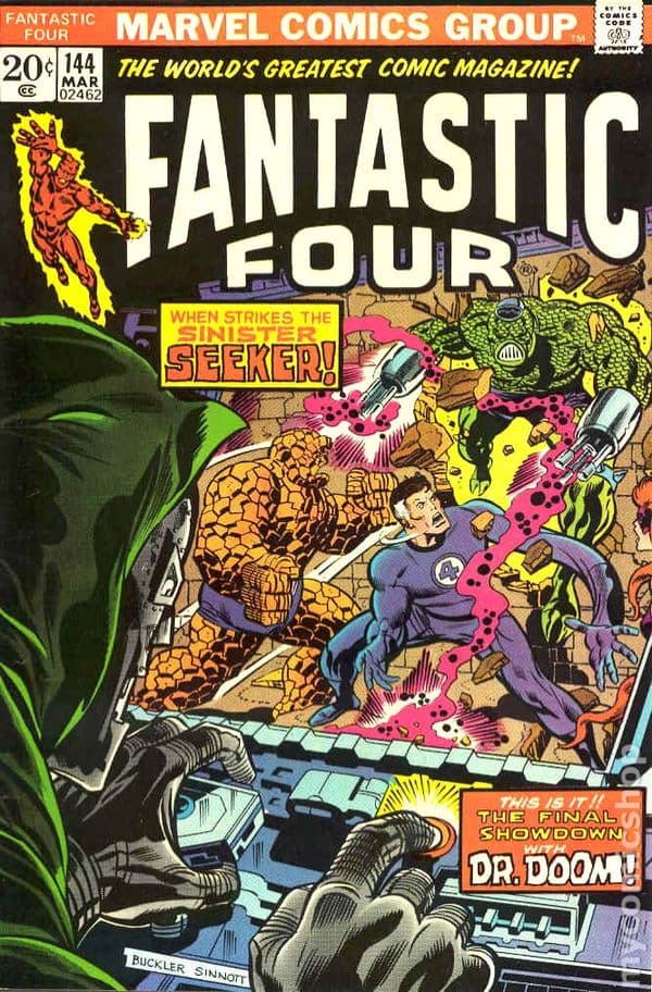 Fantastic Four #144 cover