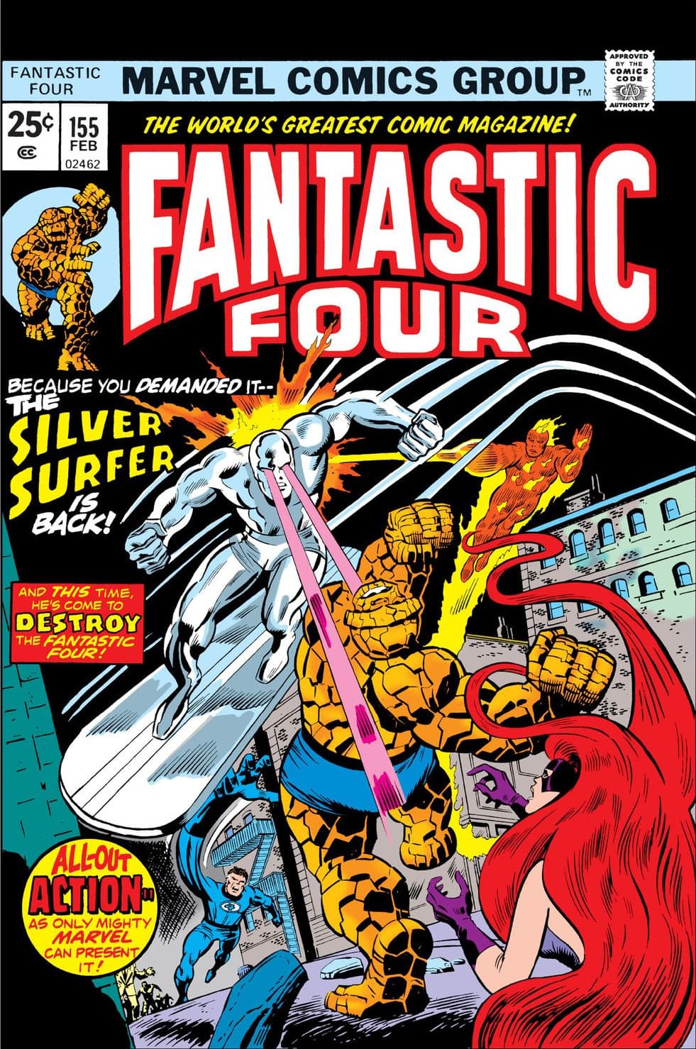 Fantastic Four #155 cover