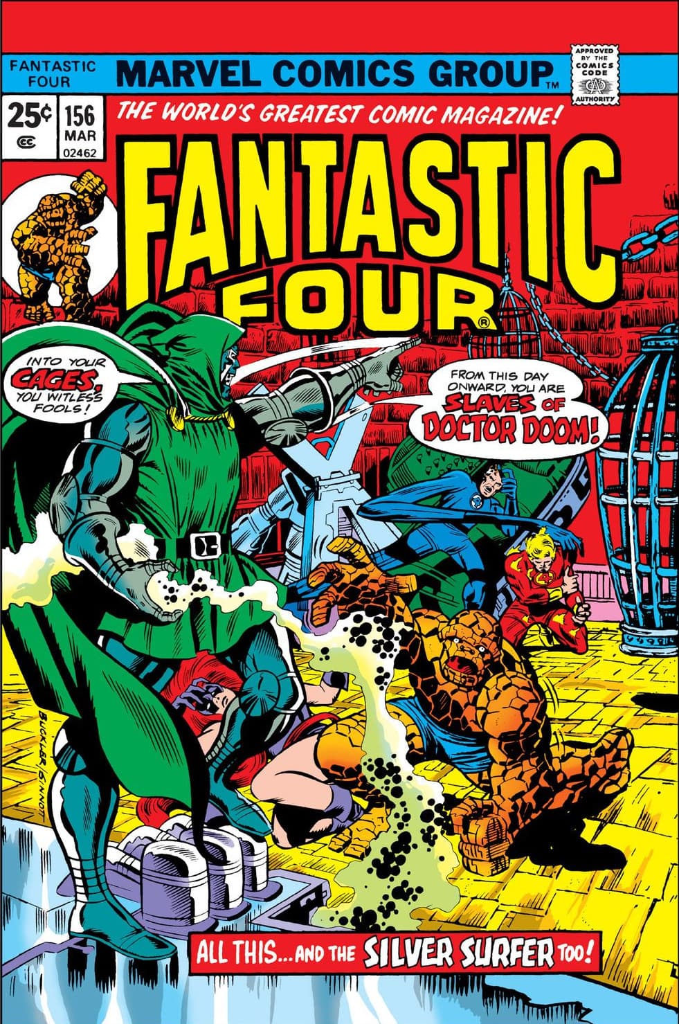 Fantastic Four #156 cover