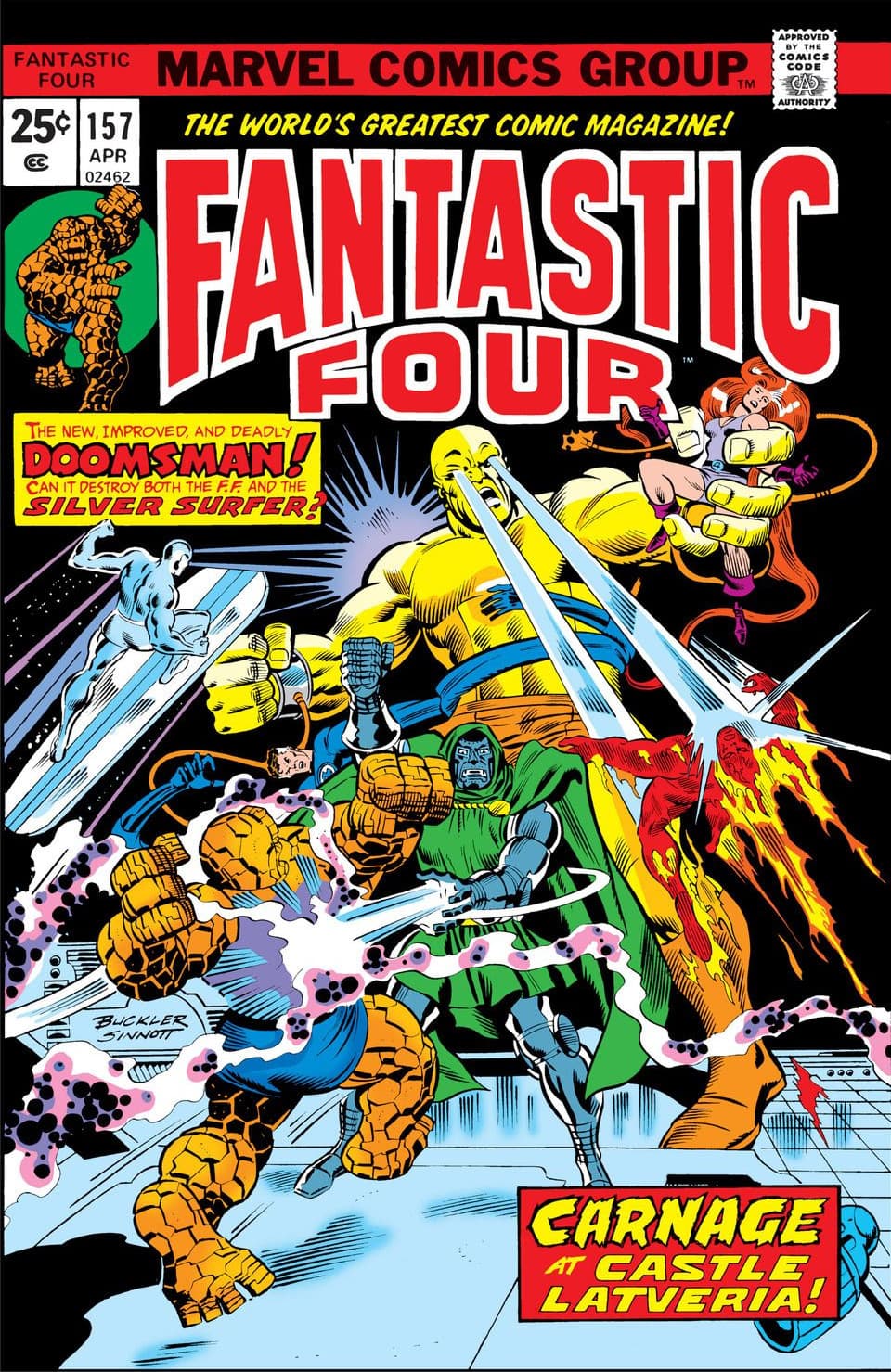 Fantastic Four #157 cover