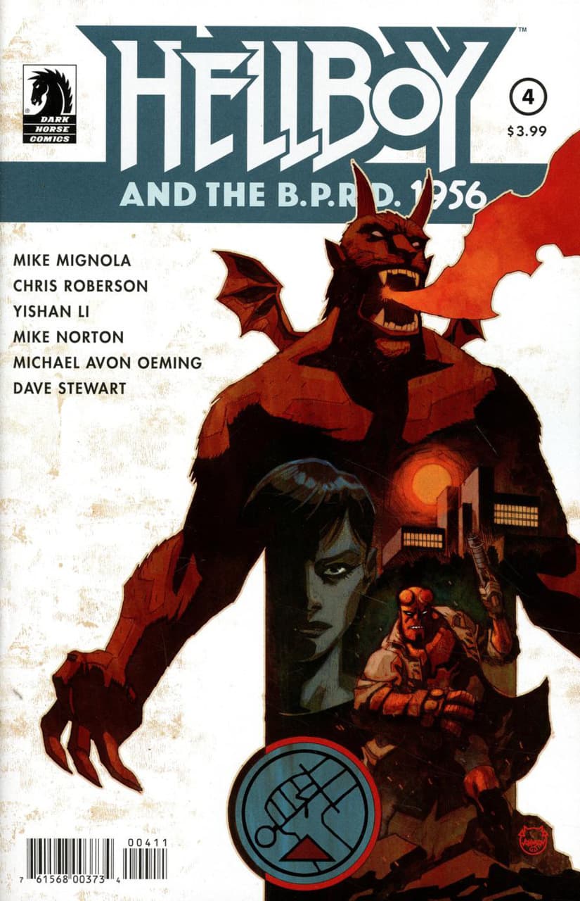 Hellboy and the B.P.R.D.: 1956 #4 cover