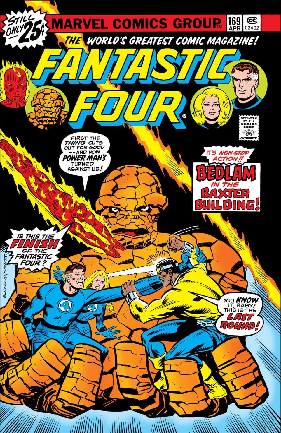 Fantastic Four #169 cover