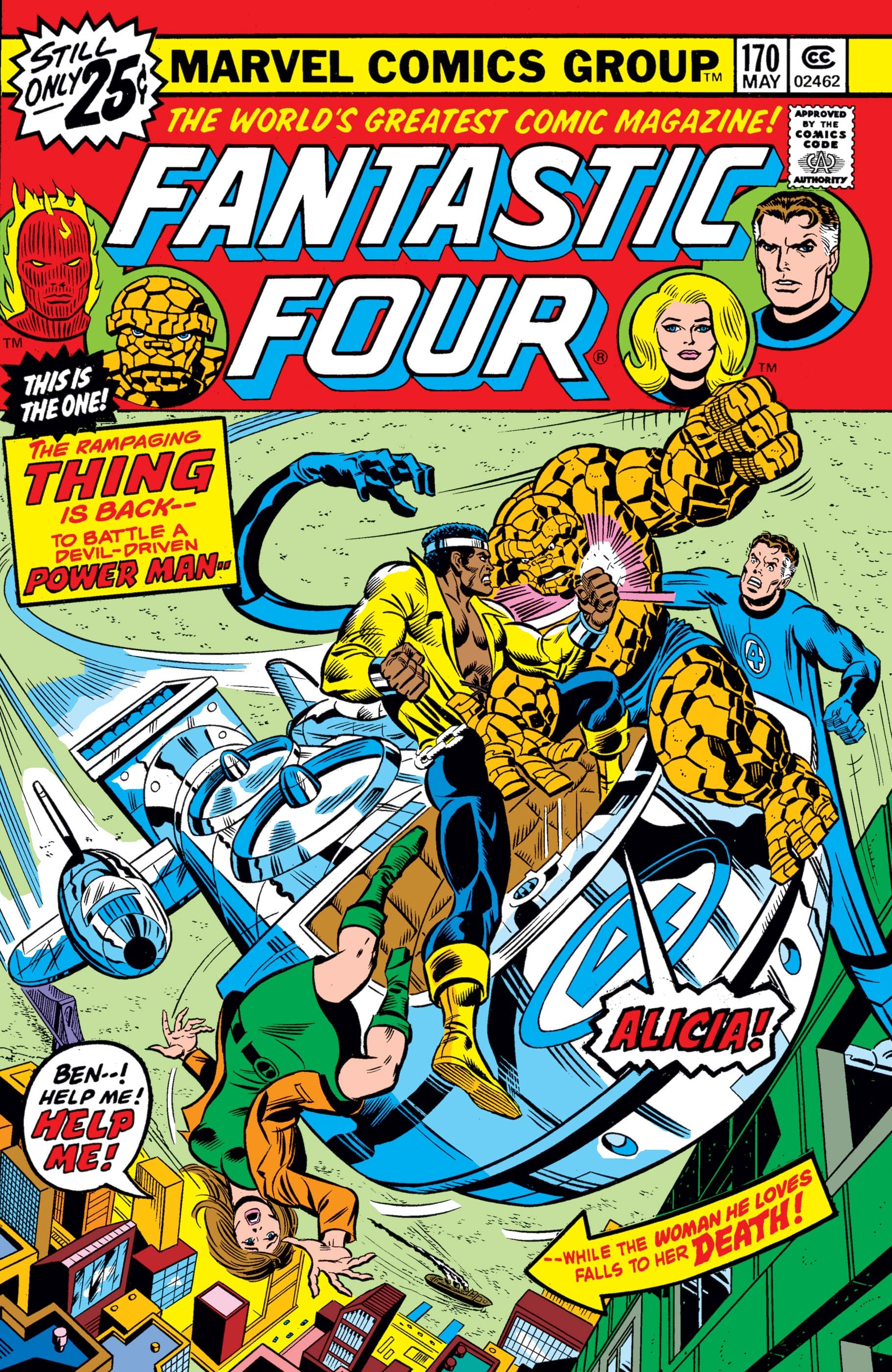 Fantastic Four #170 cover