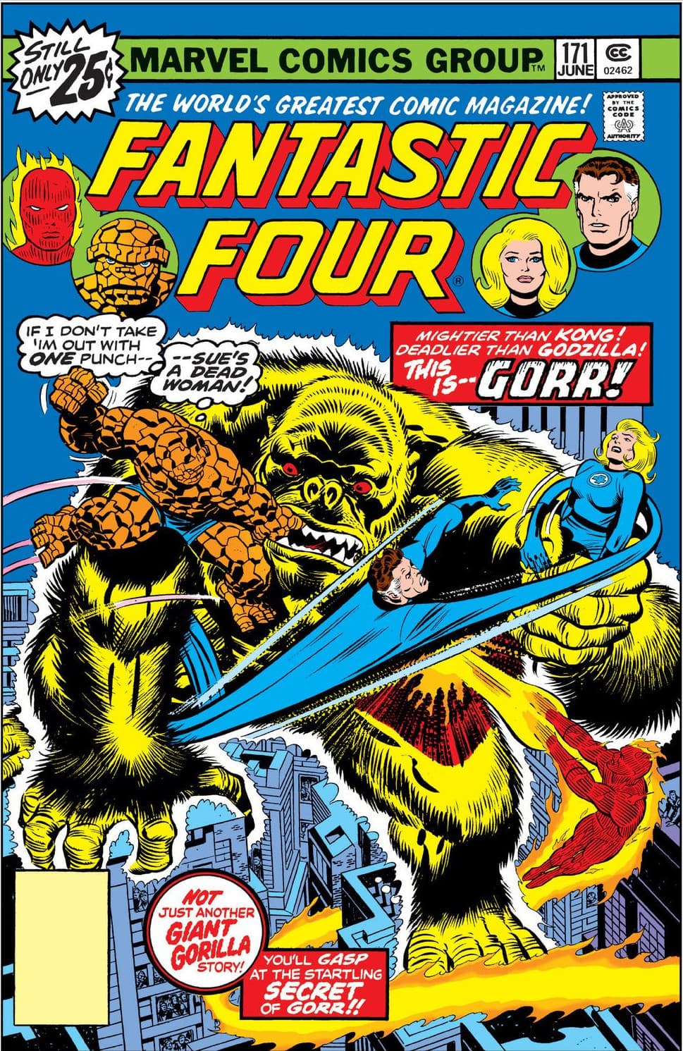Fantastic Four #171 cover