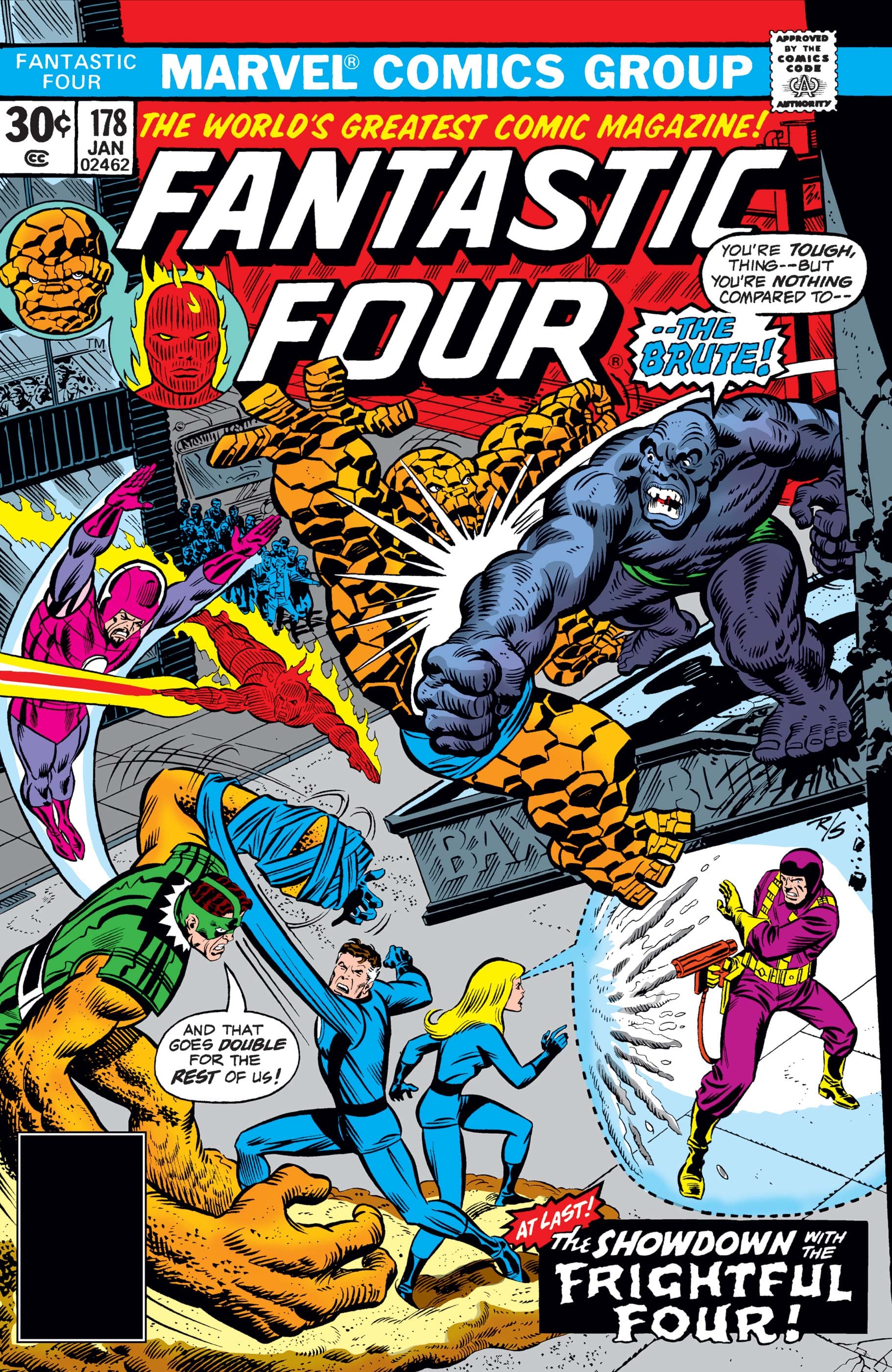Fantastic Four #178 cover