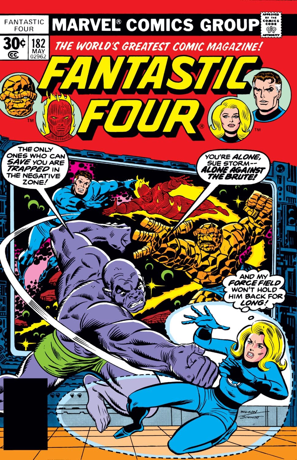 Fantastic Four #182 cover