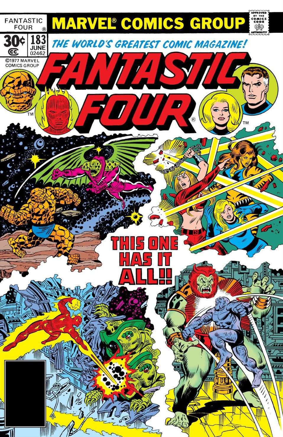Fantastic Four #183 cover